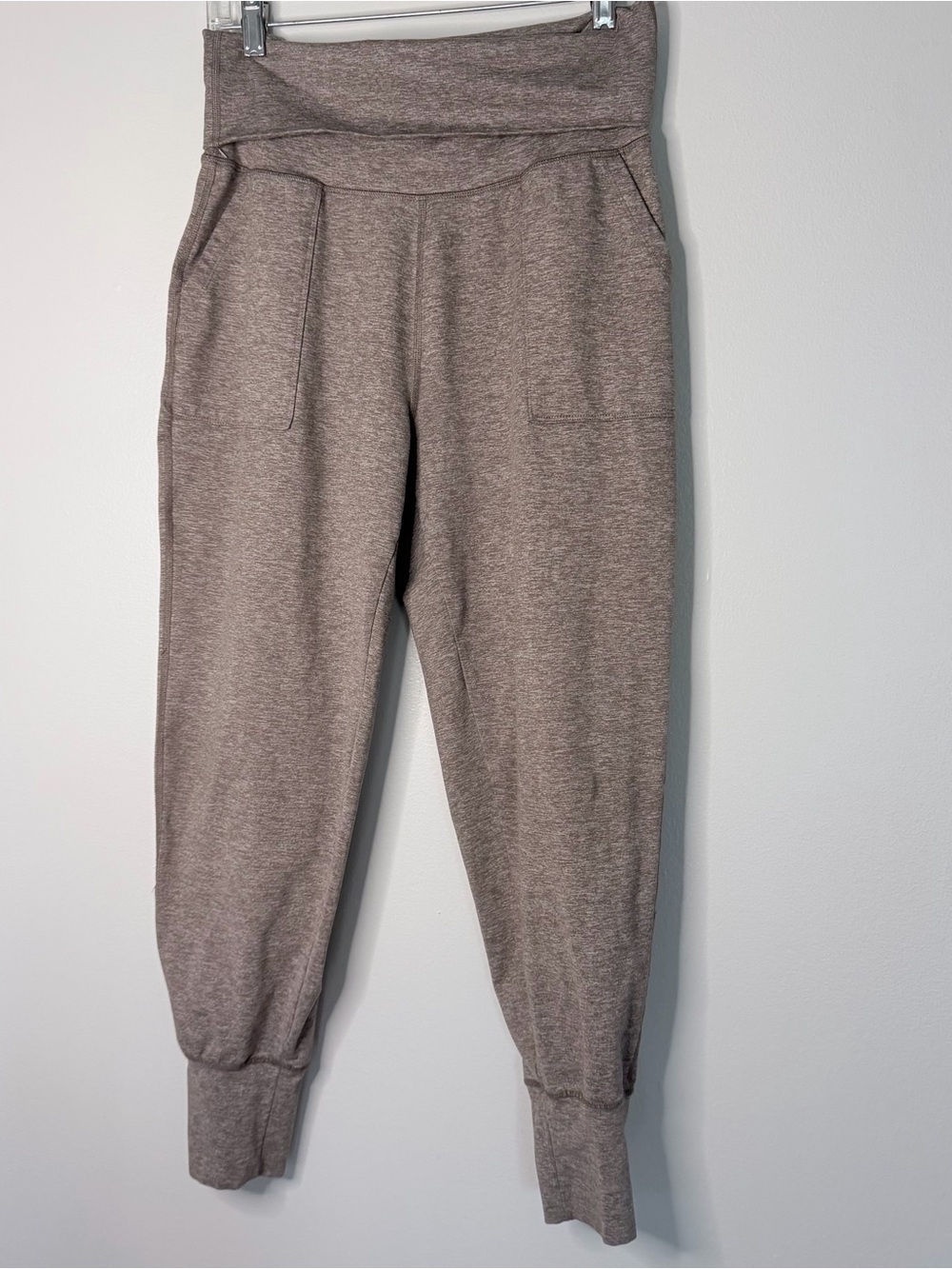 Women’s brown heather Joggers - Taupe/Brown